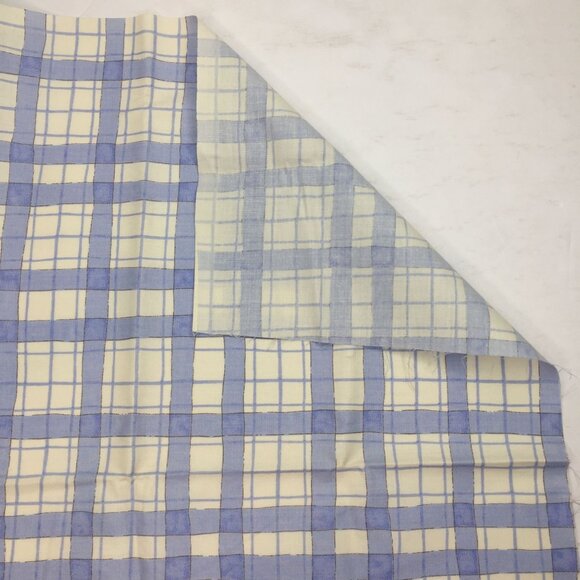 1/2 Yard Yd Blue White Gingham Plaid Checked Squares Chintz Quilting Fabric - Picture 3 of 4